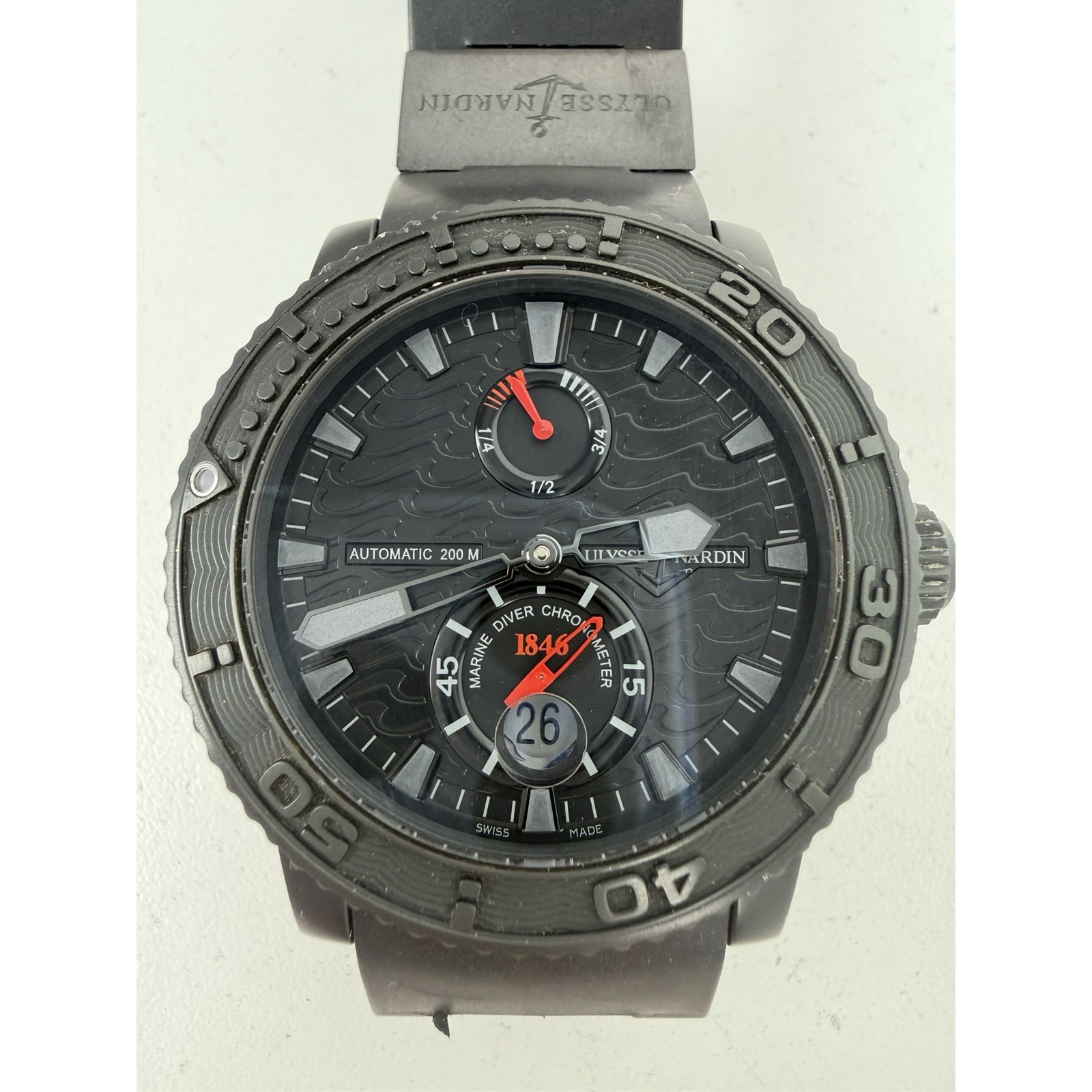 Ulysse Nardin Maxi Marine Diver Black Ocean 263-38 Black Band 43mm — image 2 of 8